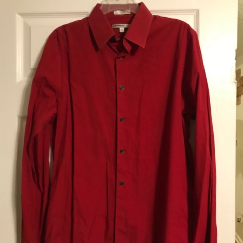 Men's long sleeve button down shirt